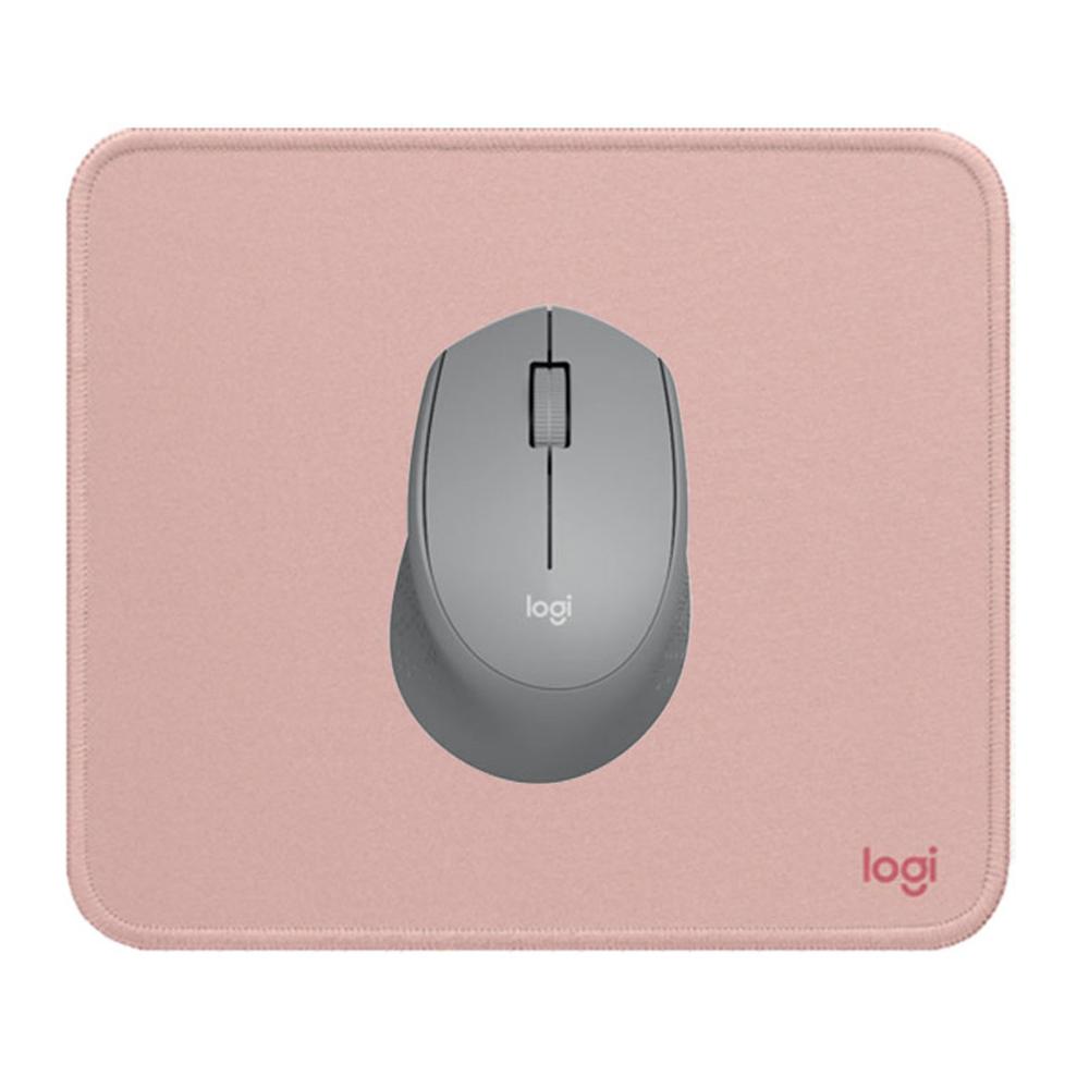 KIT LOGITECH MOUSE M280 GRIS PAD MOUSE 200X230 ROSADO
