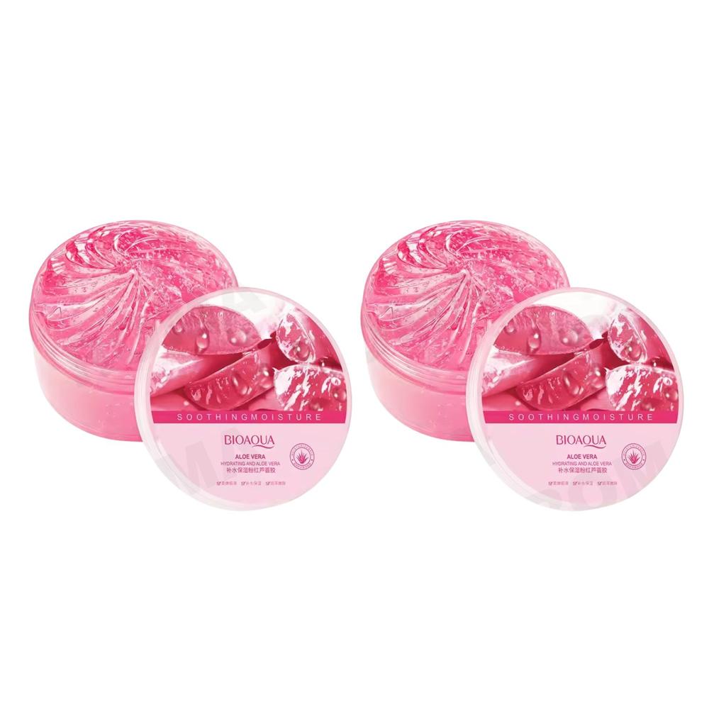 PACK 2 GEL ALOE VERA ROSA BIOAQUA 600G