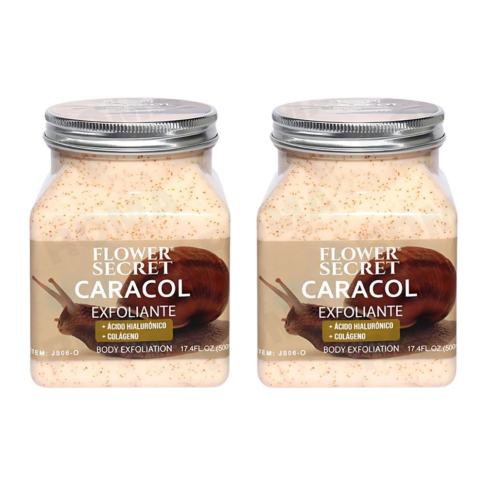 PACK 2 CREMA EXFOLIANTE CARACOL FLOWER SECRET 1000ML