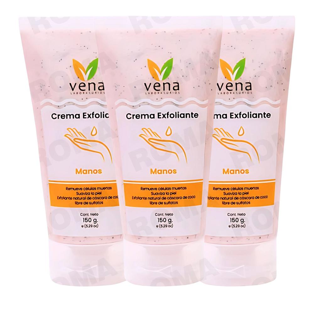 PACK 3 CREMA EXFOLIANTE MANO VENA 450G