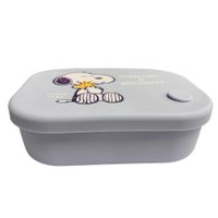 Taper SiliconaEscolar Peanuts Lila 700 ML