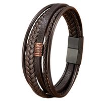 Pulsera De Cuero ROMANO 21 CM
