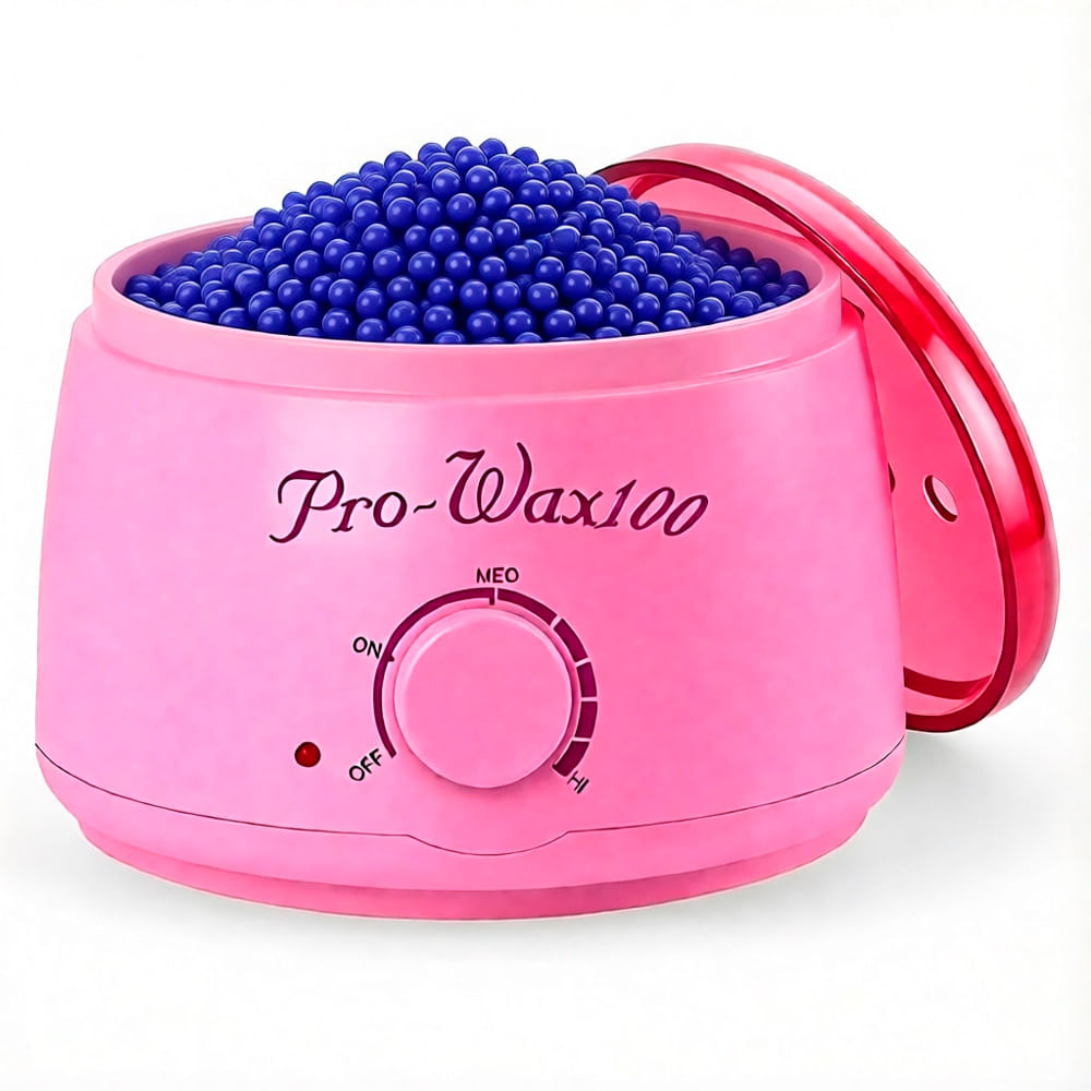 Olla Para Calentar Cera Depilatoria Electrico Rosa