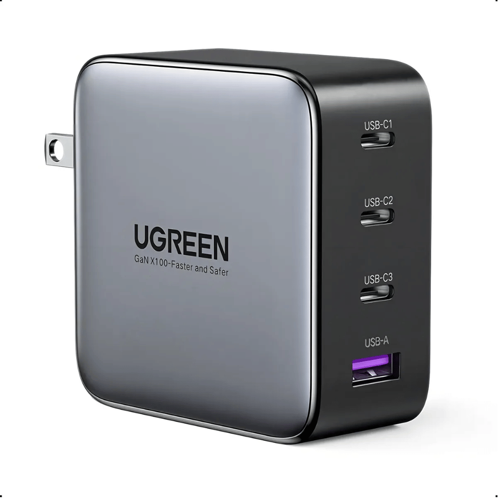 Cargador De Pared Ugreen Carga Rapida 100w Gan 3 Usb C 1 Usb Color ...