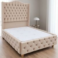 CAMA CAPITONÉ COMPLETA RENOVA HOME