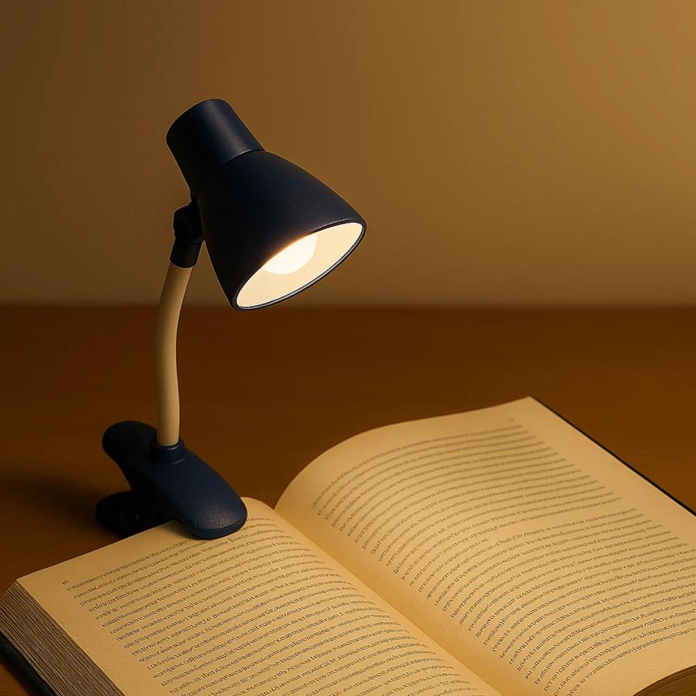 LÁMPARA DE ESCRITORIO AZUL