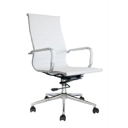 Silla De Oficina Presidente Boss Blanco mobelArt