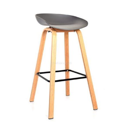 Banco para Bar Misuri ED Gris mobelArt