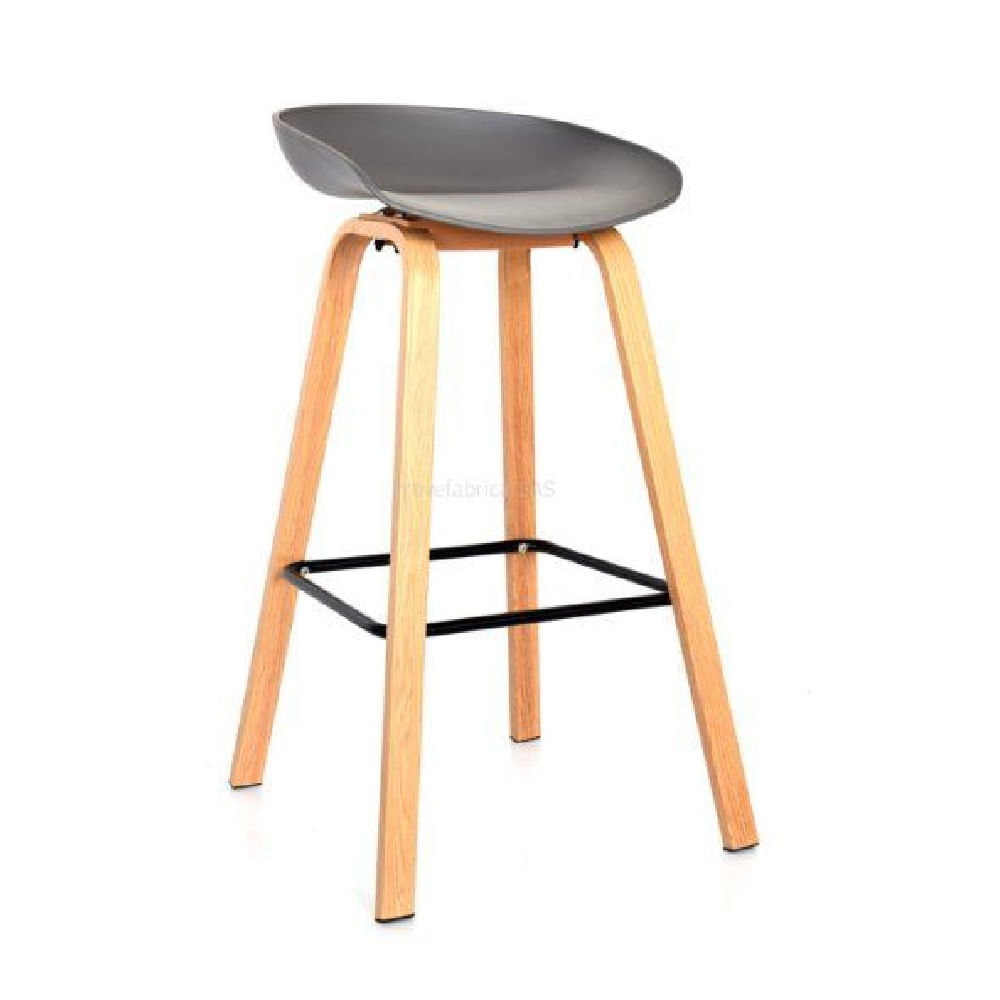 Banco para Bar Misuri ED Gris mobelArt