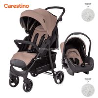 Coche Cuna Travel System CARESTINO -CITY TRAVEL V3- Visón
