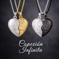 Collar De Corazón Imantado Para Pareja