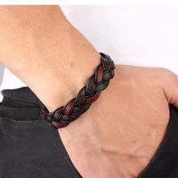 Pulsera de Cuero DULIO 19 cm.