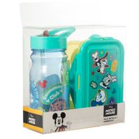 Set MICKEY Botella + Táper Hermético 2un