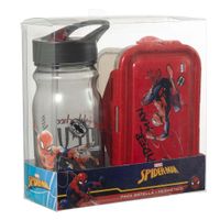Set SPIDERMAN Botella + Táper Hermético 2un