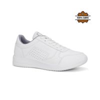 Zapatillas Escolares Cuero CE26Q1-2508 Blanco