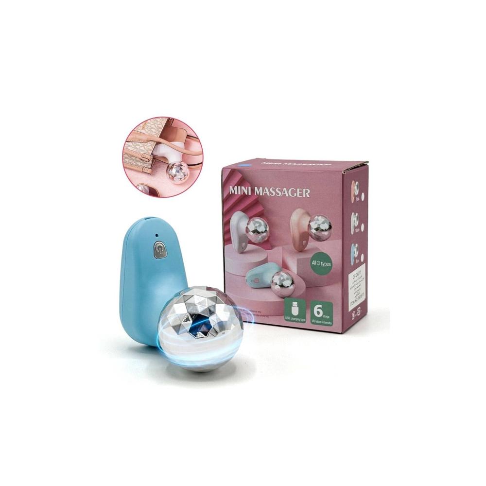 MINI MASAJEADOR CORPORAL MUSCULAR PORTATIL RECARGABLE A USB