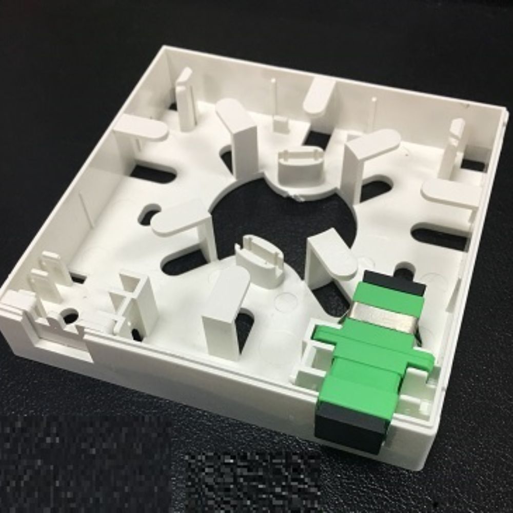 Roseta de puertos con 1 acoplador SC APC