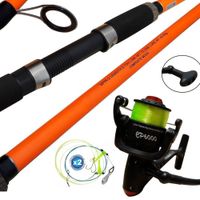 Equipo De Pesca Spinning Caña 2.70 M Y Carrete 6000