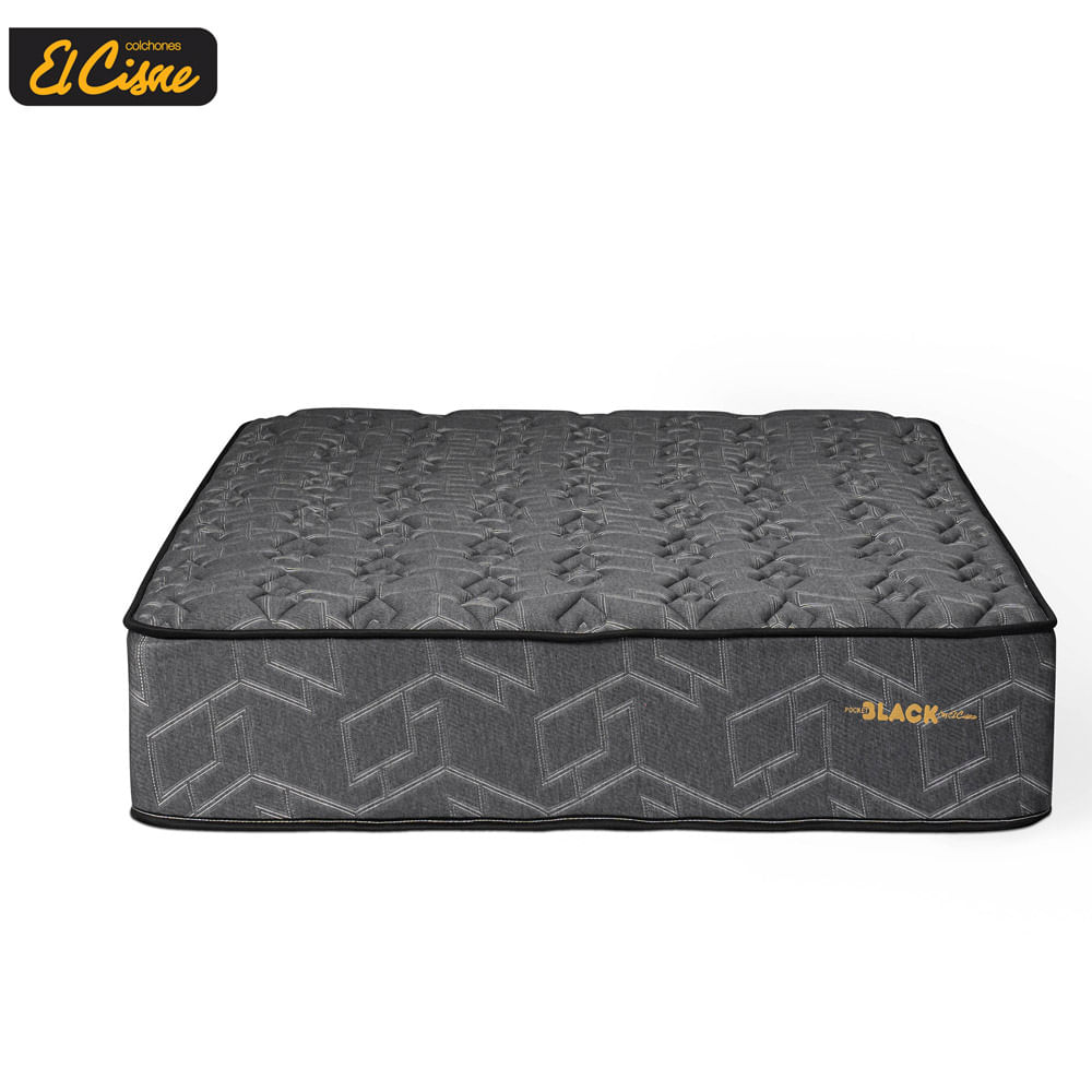 Colchón EL CISNE Pocket Black 2 Plazas