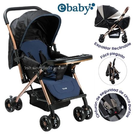 Coche de Paseo Bon Reclinable Azul