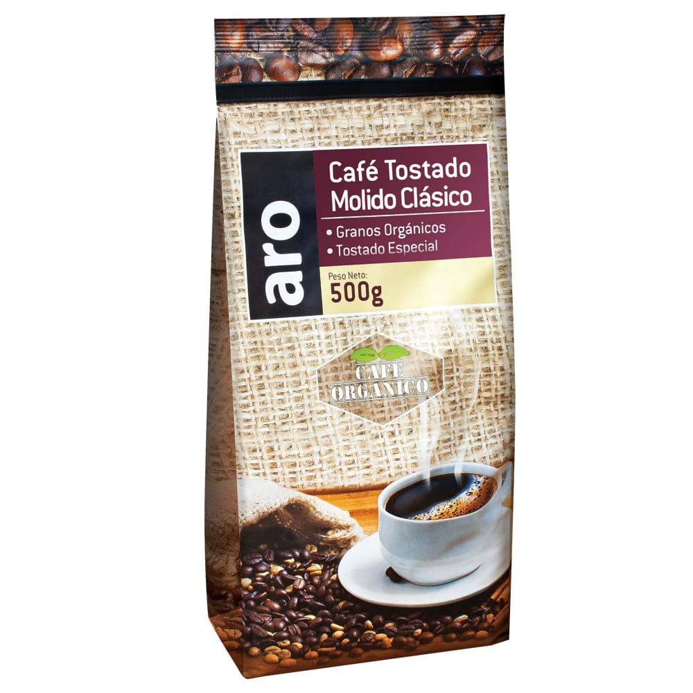 Café Tostado Mólido ARO Paquete 500g