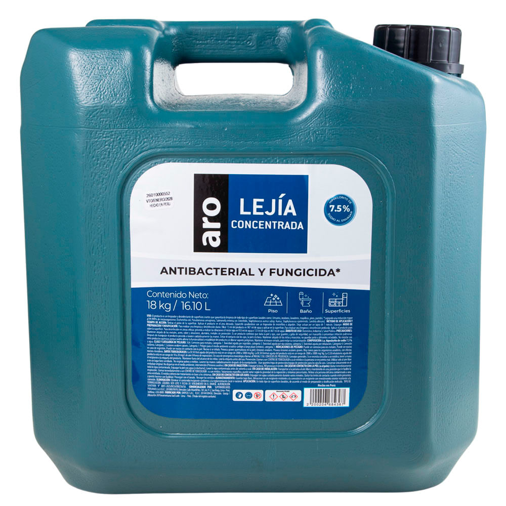 Lejía Profesional ARO Galonera 18Kg
