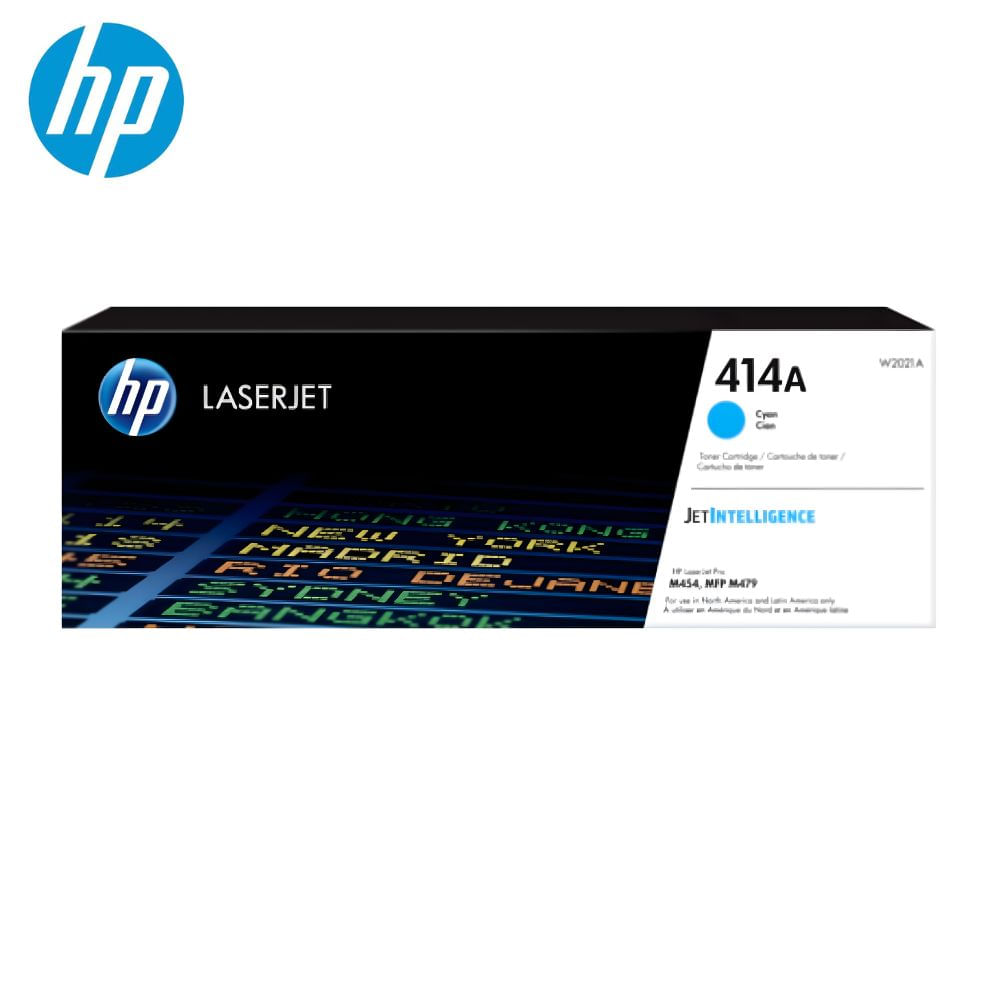 TONER HP W2021A 414A L.J. M454 CYAN 2100 PAGINAS ORIGINAL