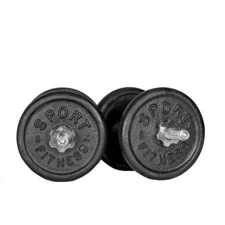 Set Pesas de 30kg Nacionales Mancuernas Cromadas Sport Fitness