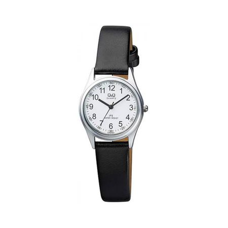 Reloj Para Mujer Q&Q Original Cuero - Negro