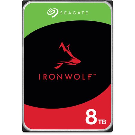 Disco Duro Interno Nas Seagate Ironwolf de 8Tb 7200 Rpm Sata Iii 3.5 Oem 1666829-REG