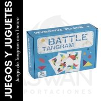 Juego de Tangram con Timbre Negro