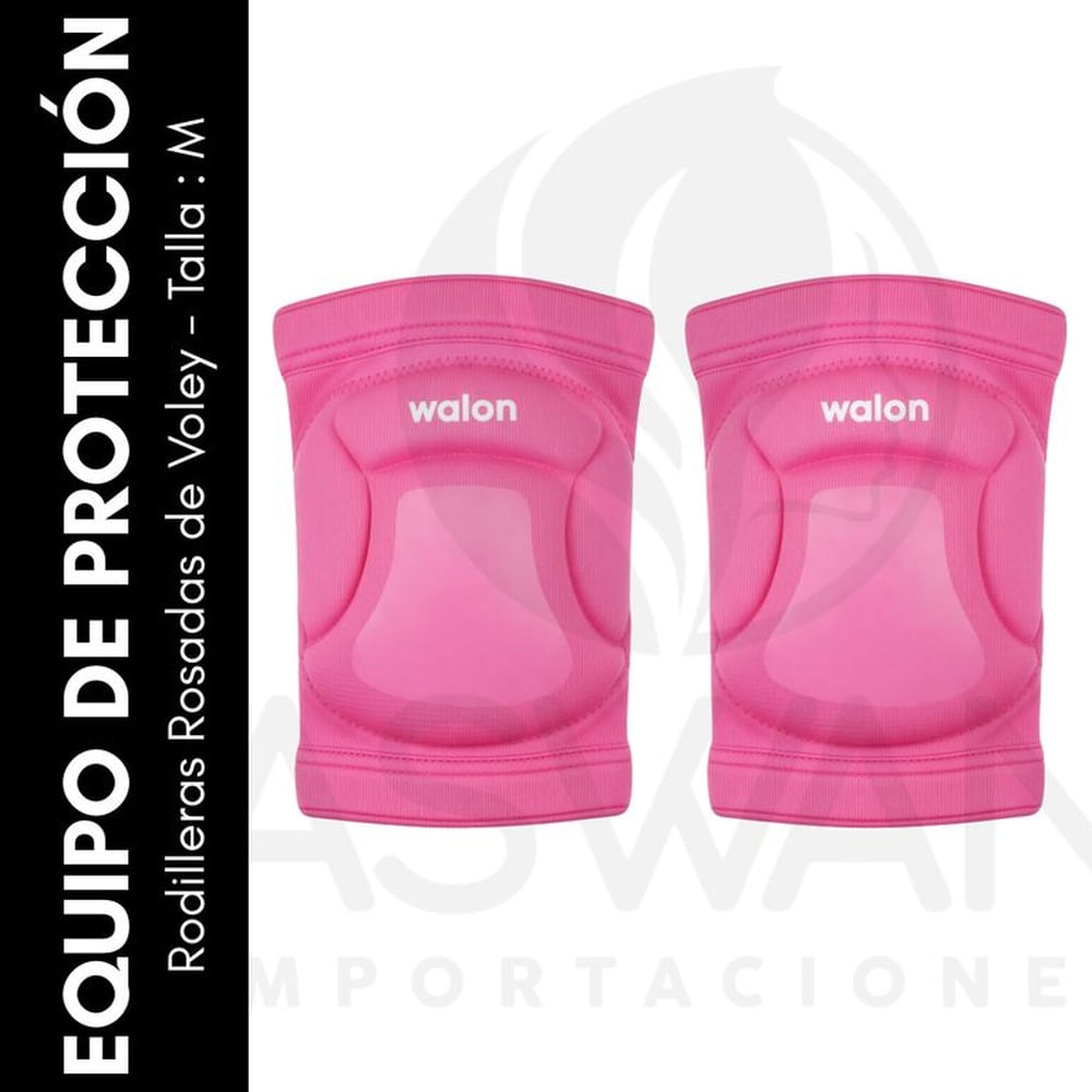 Rodilleras Rosadas de Voley - Talla  M Negro