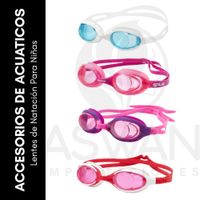 Lentes de Natación Para Niñas Multicolor