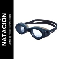 Lentes De Natación Para Adulto Thunder Porto Negro Negro