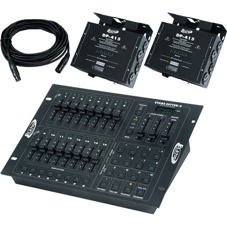 Sistema American Dj Stage Pak 1 de Controlador y Paquete de Atenuador 821800-REG