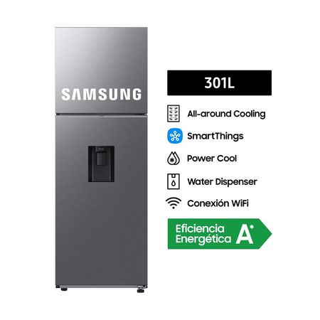 Refrigeradora Samsung RT31DG5220S9PE Top Mount 301L Plata