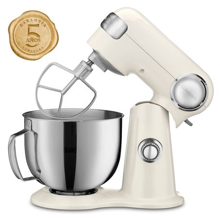Batidora de Pedestal Crema Cuisinart SM50CRM
