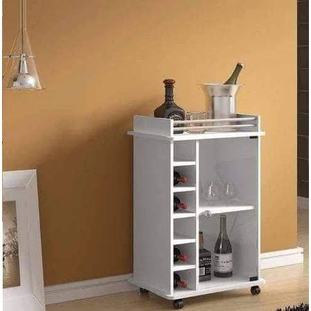 Bar Botellero La Casa del Mueblero Blanco