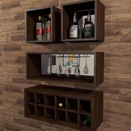 Bar Flotante Arlier La Casa del Mueblero Marron