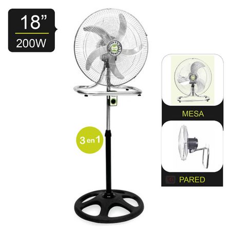 Ventilador Pedestal Bossko BK-8218VI De 18 200 Watts