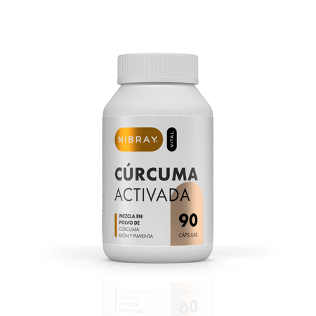 Cúrcuma con Pimienta Negra y Kion Nibray 90 Cápsulas Curcuma con Pimienta Negra y Kion Nibray Vital 90 Cápsulas