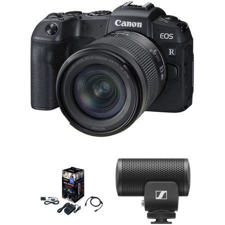 Kit de Inicio para Cámara Mirrorless Canon Eos Rp con Lente de 24 105Mm Micrófono y Webcam 1735695-REG