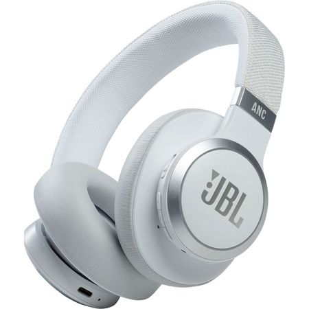 Auriculares Inalámbricos Jbl Live 660Nc con Cancelación de Ruido y Diadema Circumaural Blancos 1620581-REG