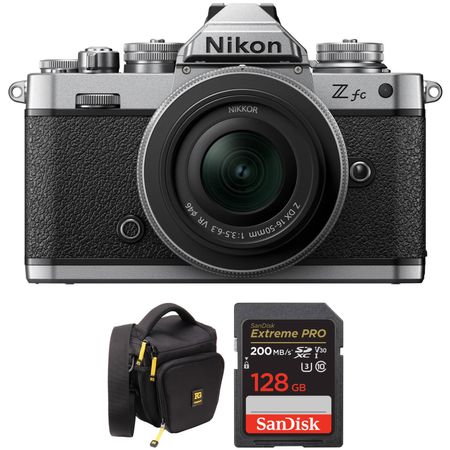 Cámara Mirrorless Nikon Zfc con Lente de 16 50Mm y Kit de Bolsa 1735993-REG