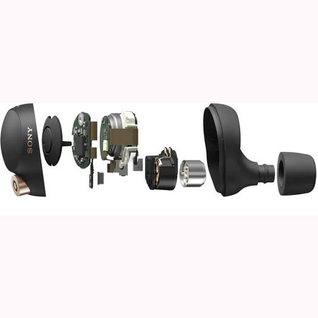Auriculares Inalámbricos True Wireless Sony Wf 1000Xm4 con Cancelación de Ruido Negro 1645715-REG