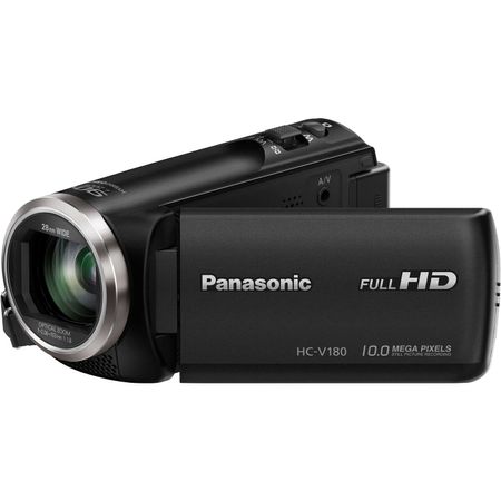 Cámara de Video Panasonic Hc V180K Full Hd Negra Reacondicionada 1659984-REG