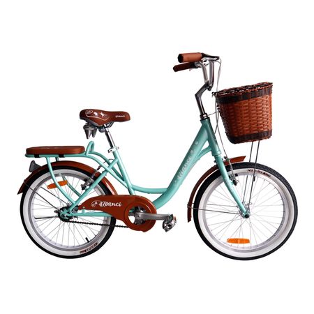 Bicicleta Box Vintage Aro 20 - Verde con Marrón