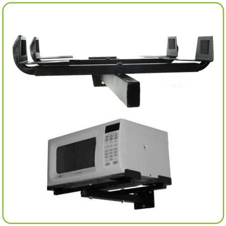 Rack para Microondas o Parlante Negro Regulable