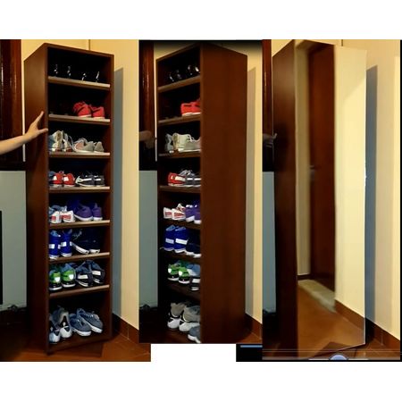 Zapatera Giratoria- La Casa del Mueblero- Chocolate Zapatera Giratoria La Casa del Mueblero Chocolate