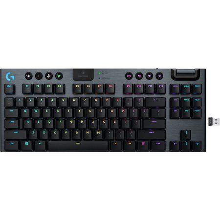 Teclado para Juegos Mecánico Inalámbrico Logitech G G915 Tkl Lightspeed Rgb Gl Linear 1566773-REG